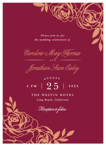 Personal wedding deals invitation cards