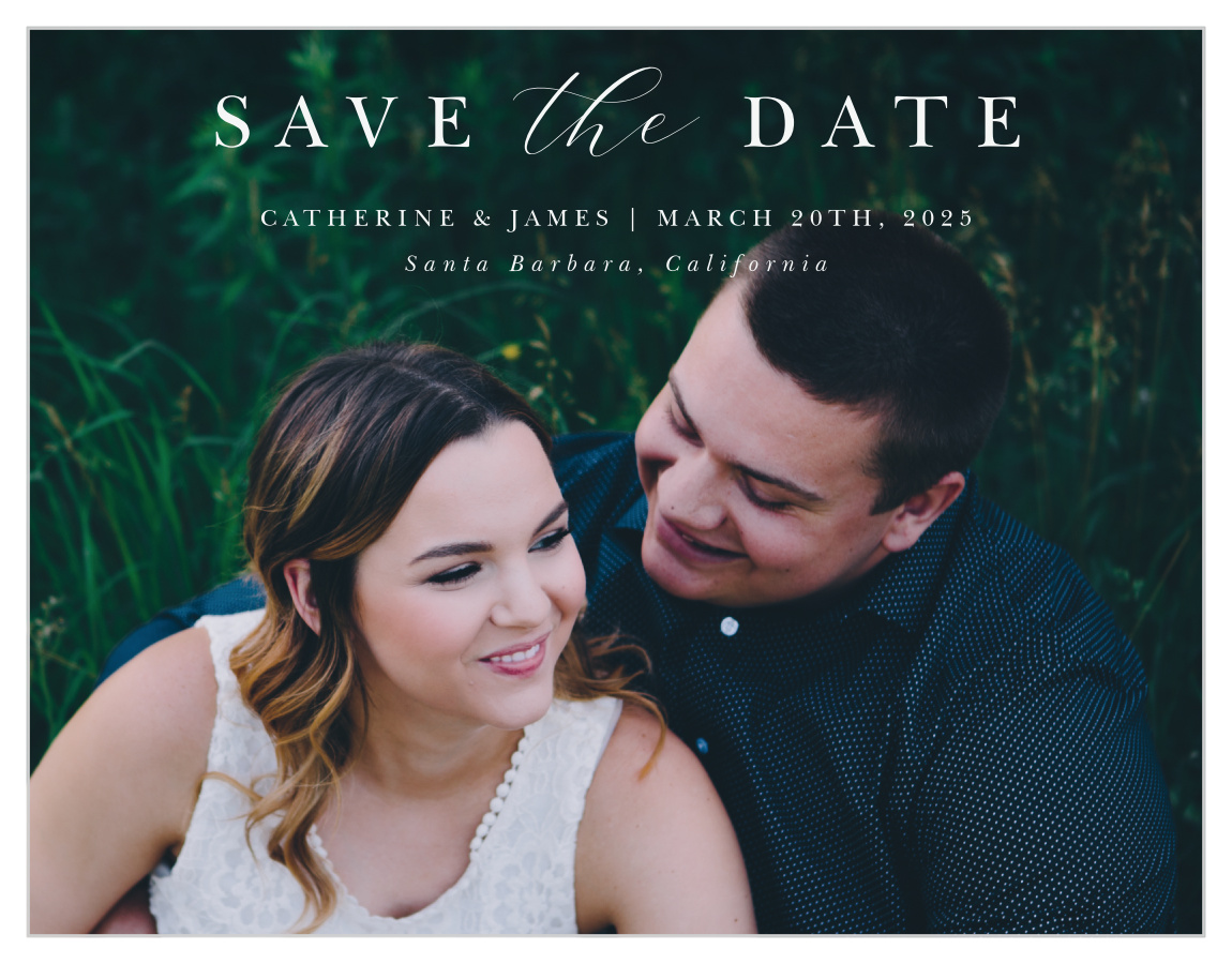Classic Simplicity Save the Date Magnets