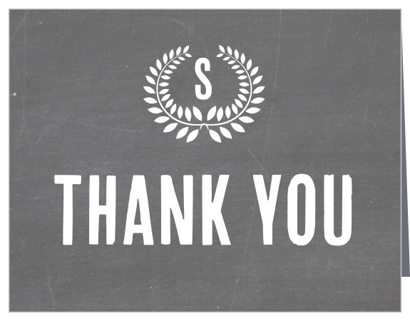 The Chalkboard Bat Mitzvah Thank You Card is so trendy! Customize the fonts, text and colors to create a card your friends and family will swoon over!