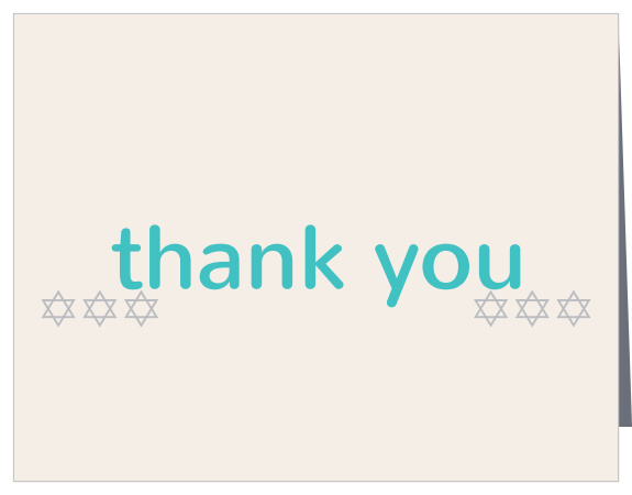 Simple and sophisticated, the Simply Modern Bat Mitzvah Thank You Card is the perfect way to express your gratitude to friends and loved ones. Completely customizable, too!