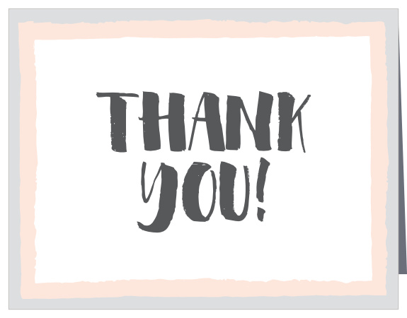 Express your gratitude to family and friends with Sandy Splendor Thank You Card