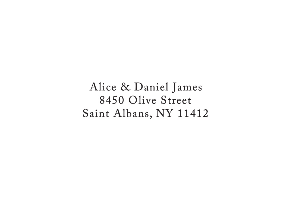 A1 Address Envelope