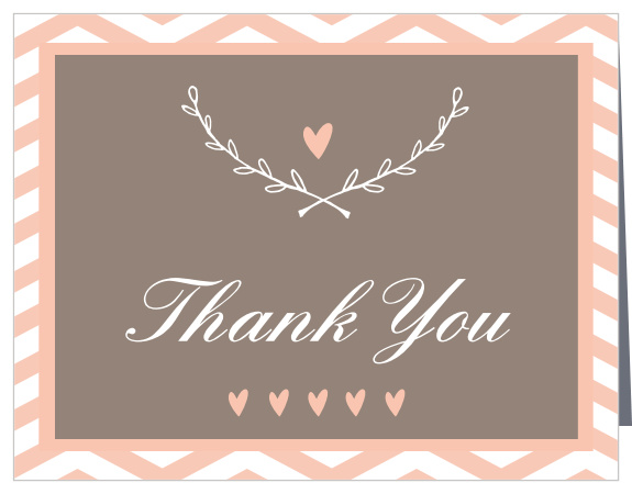 With it's simple but adorable branch design, the Love Branch Bridal Shower Thank You Card is perfect for those wanting a folksy way to express their gratitude to family and friends! Customize the font, text and colors of this design to create a card unique to you!