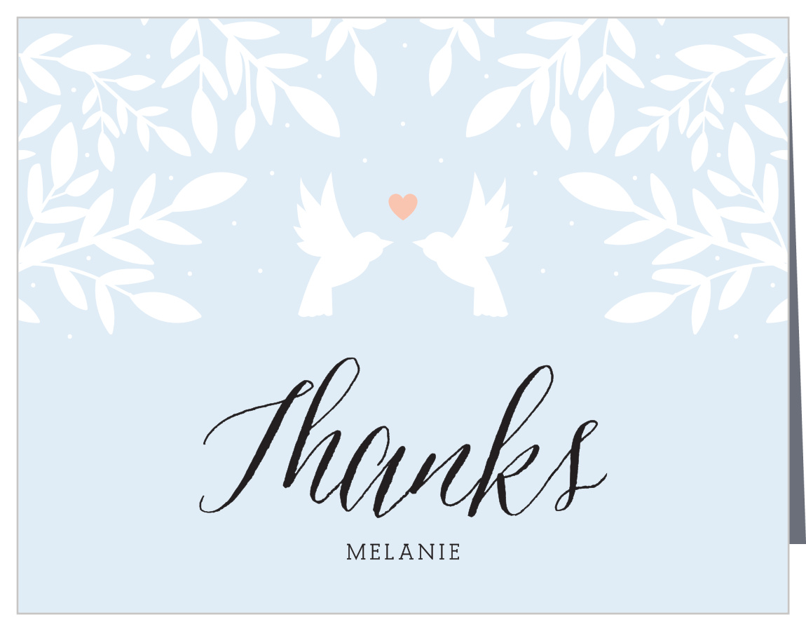 Love Robins Bridal Shower Thank You Cards