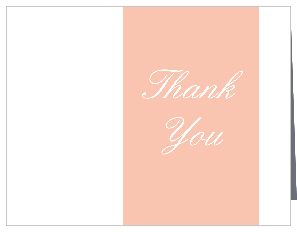 Photo Banner Bridal Shower Thank You Cards