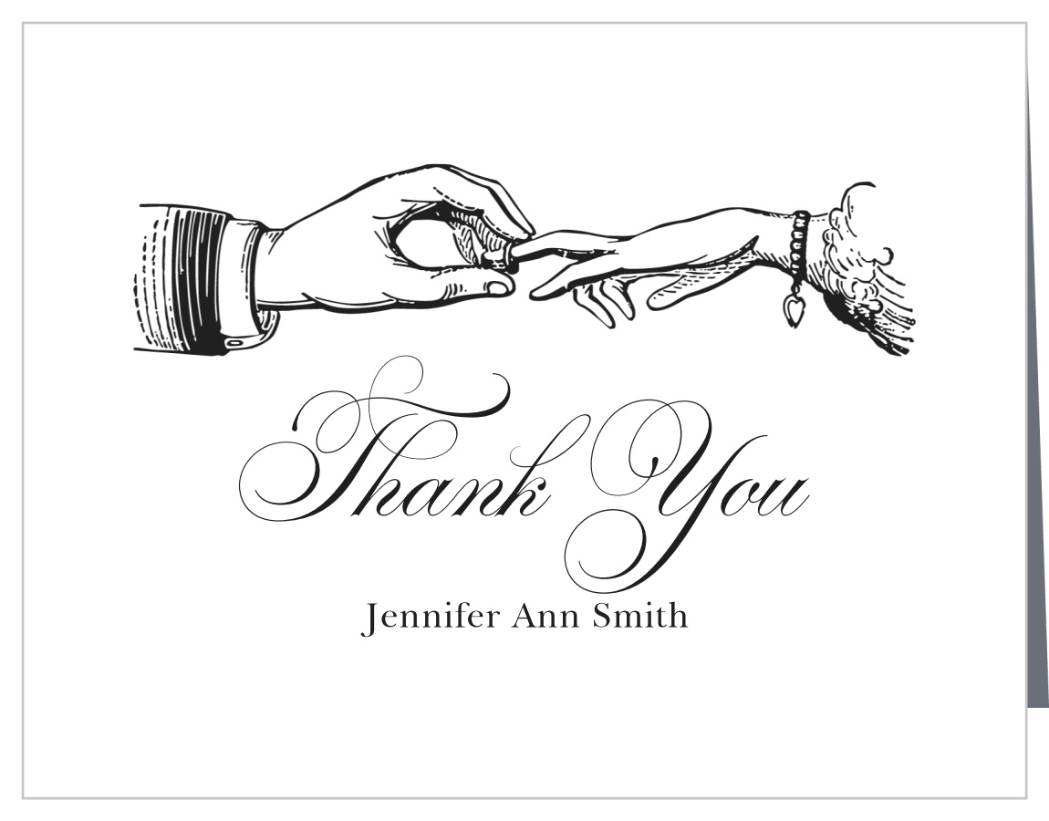 Proposal Ring Bridal Shower Thank You Cards
