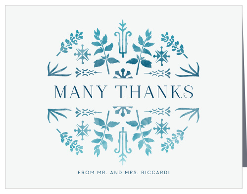 Simple and elegant, the Painted Floral Thank You Card makes for a great way to express your gratitude to family and friends!