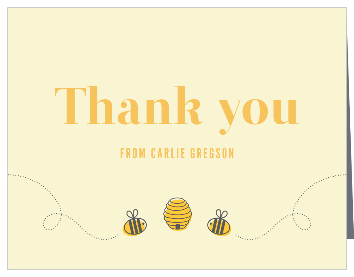 What Will It Bee Baby Shower Thank You Cards