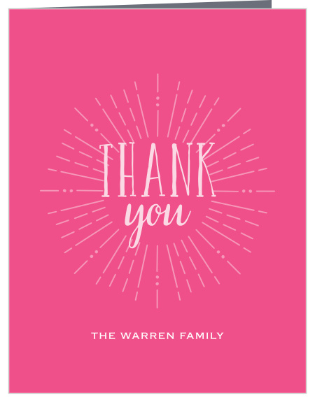 Share your appreciation for the support you received on your special day with our Sugar & Spice Typography Baby Shower Thank You Cards.