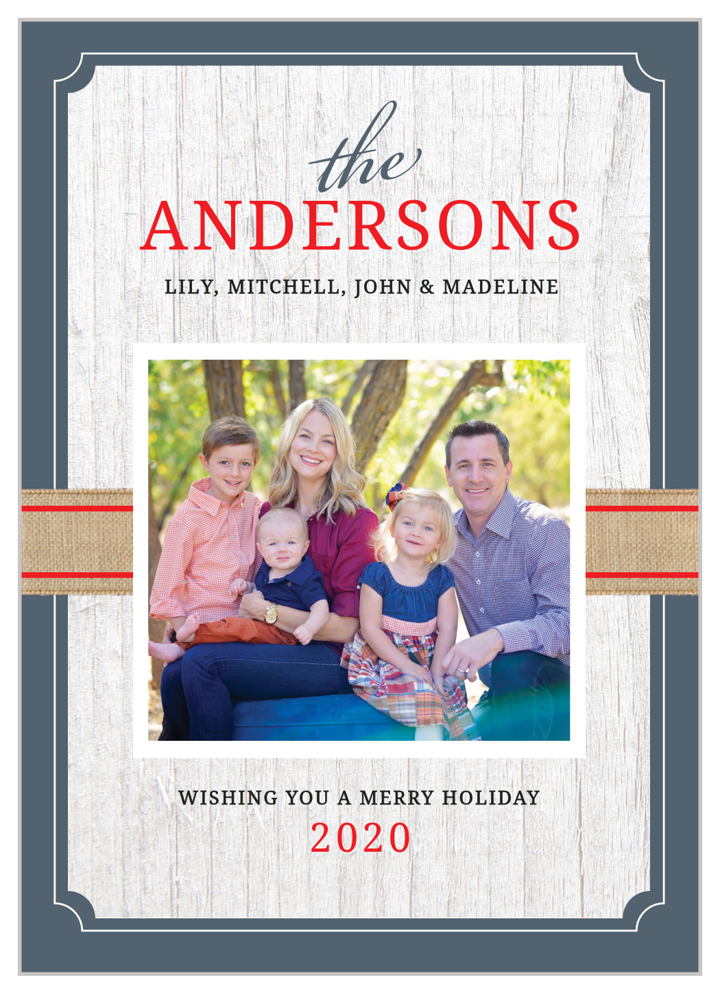 Family Frame Holiday Cards