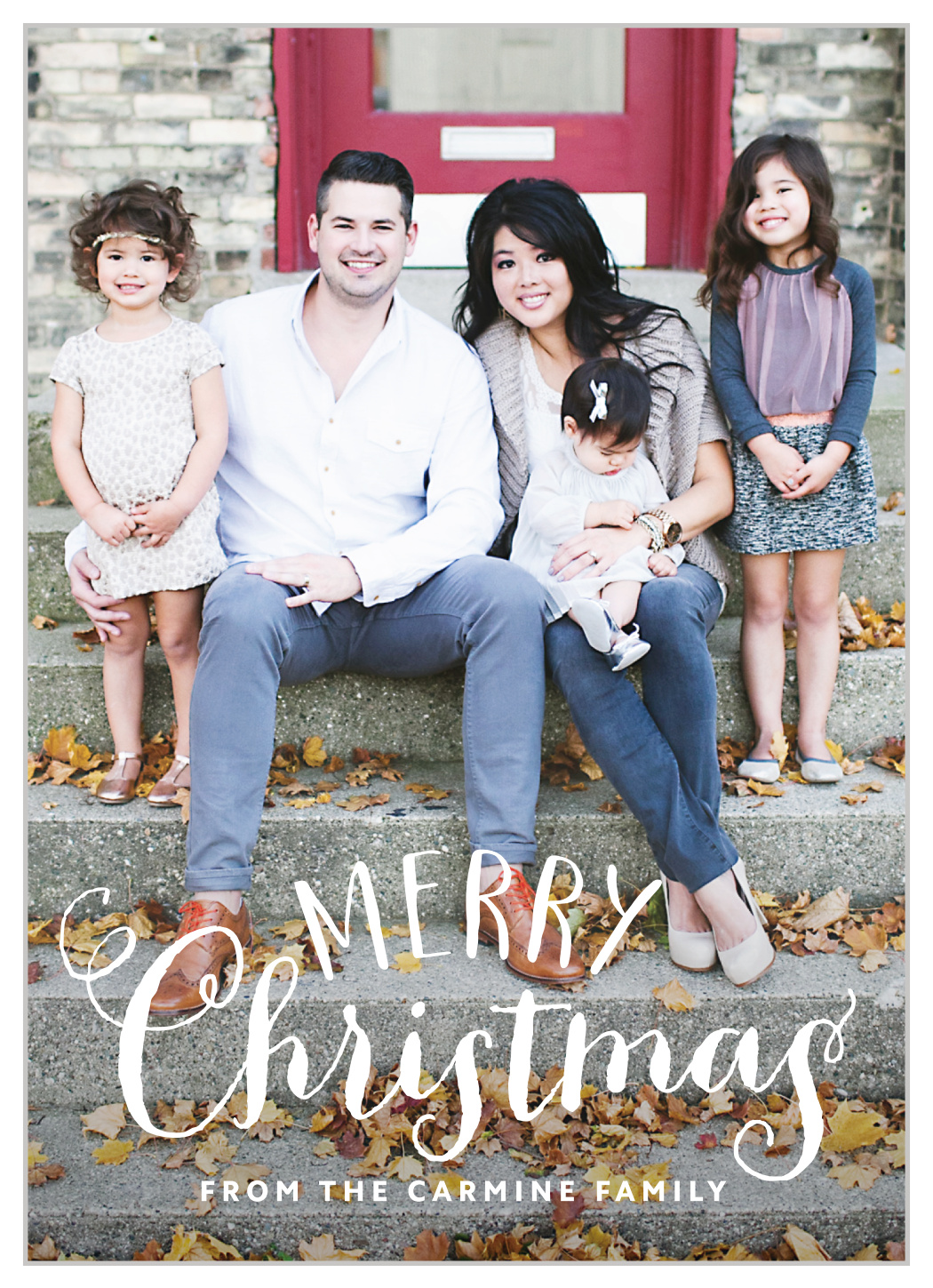 Happy Hand-Lettered Christmas Cards