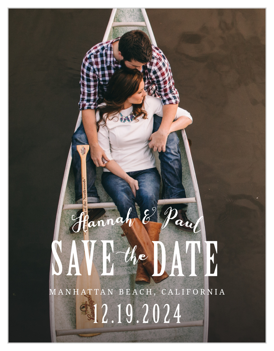 Anchors Aweigh Save the Date Cards