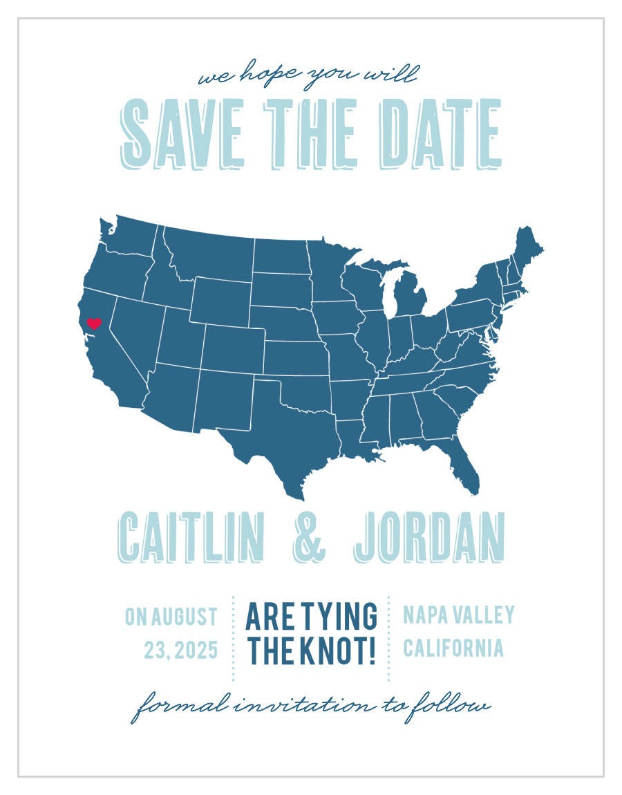 Dream Big Save the Date Cards