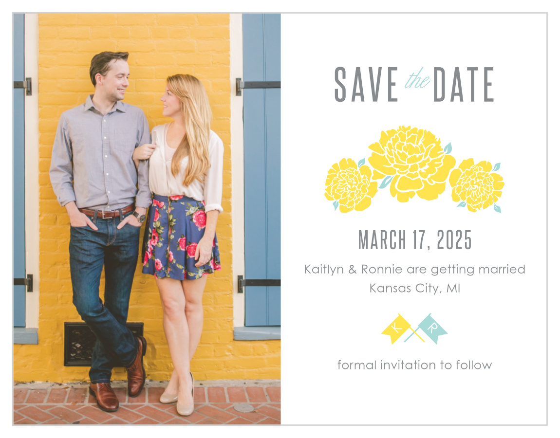 Say Yes Save the Date Cards