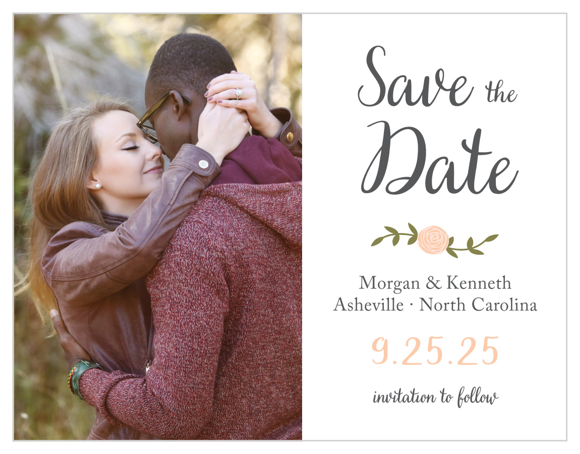 Rustic Nature Save the Date Cards