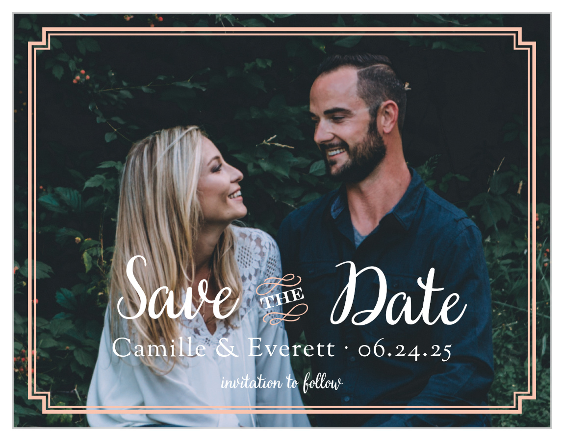 Utterly Chic Save the Date Cards