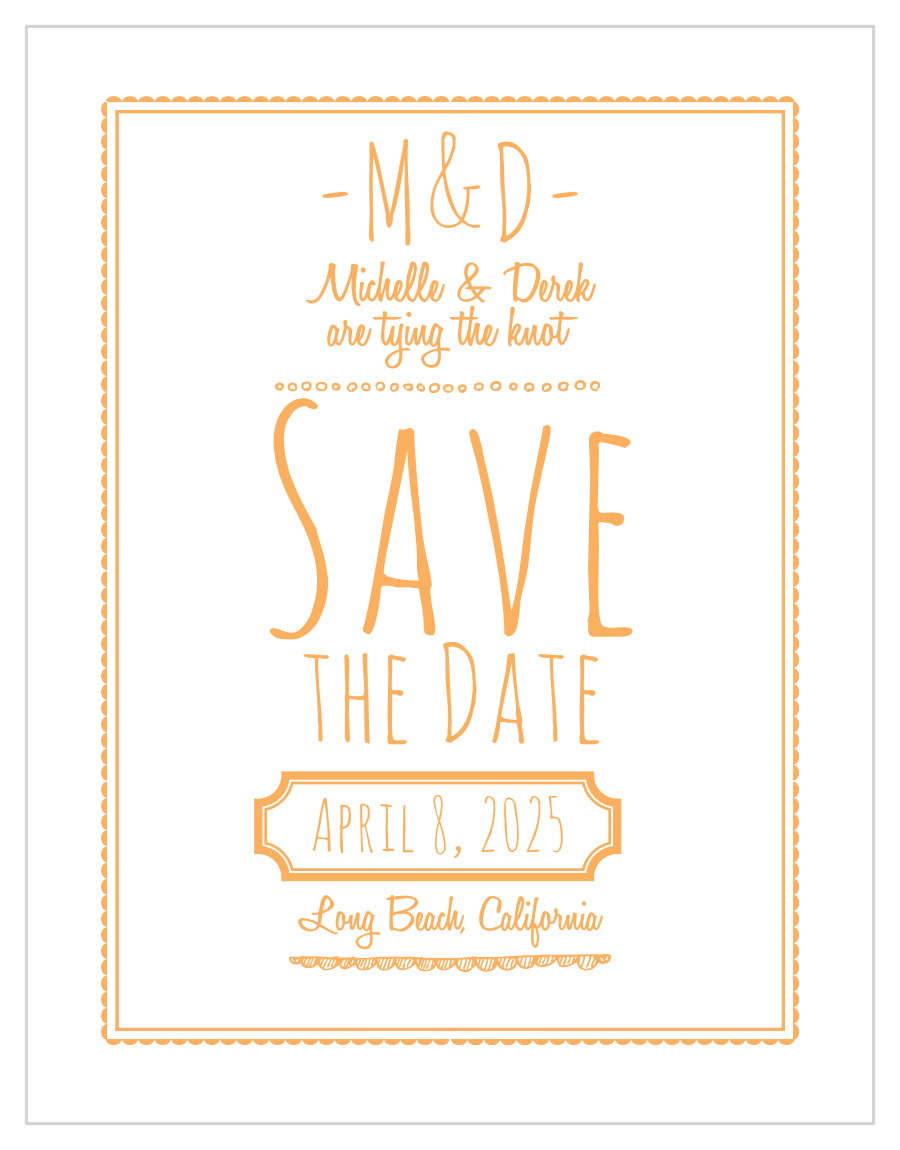 Keep it Simple Save the Date Cards