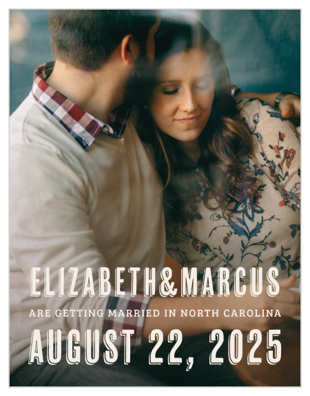 Do-Si-Do Save-the-Date Cards guarantee that your guests mark their calendars well in advance of your big day.