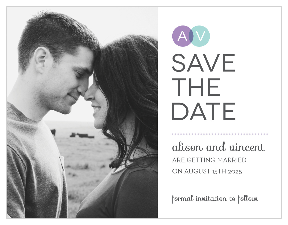 Union Bliss Save the Date Cards