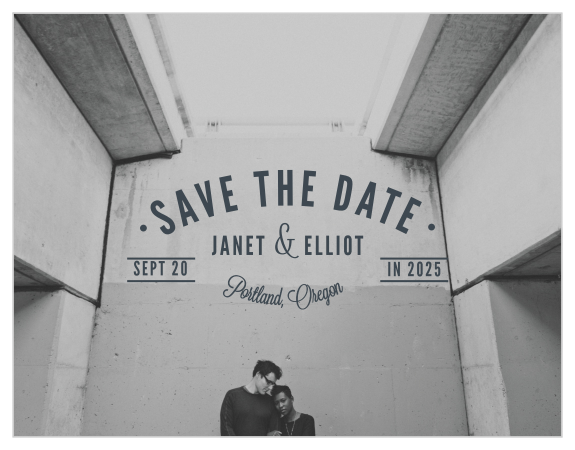 Crossing the Bridge Save the Date Cards