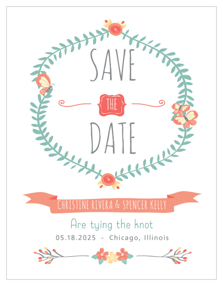 The Live and Love save-the-date magnets is part of the Love vs Design collection by Basic Invite.