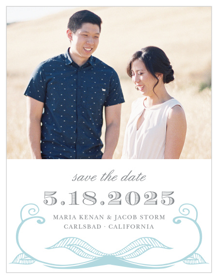 Hand Drawn Frame Save-the-Date Magnets are a great choice for ensuring that your loved ones mark their calendars well in advance.