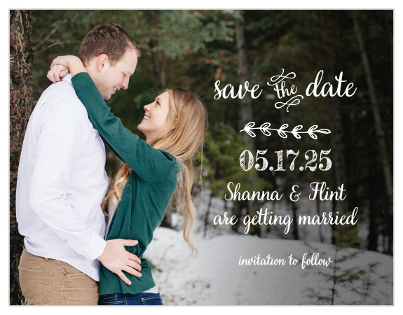 The Rustic Country save-the-date magnets is part of the Love vs Design collection by Basic Invite.