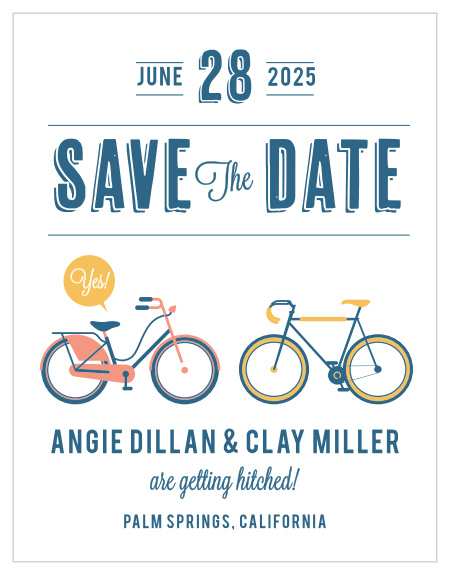 With our beautiful matching City Life Save-the-Date Magnets, you can guarantee that your guests mark their calendars well in advance.
