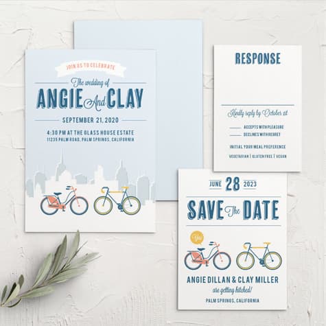 City Life Wedding Invitations