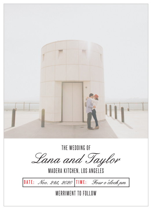 Our State of Mind Wedding Invitations are everything you'd like your wedding to be: memorable, serene, and undeniably beautiful.