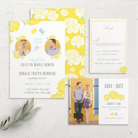 Say Yes Wedding Invitations