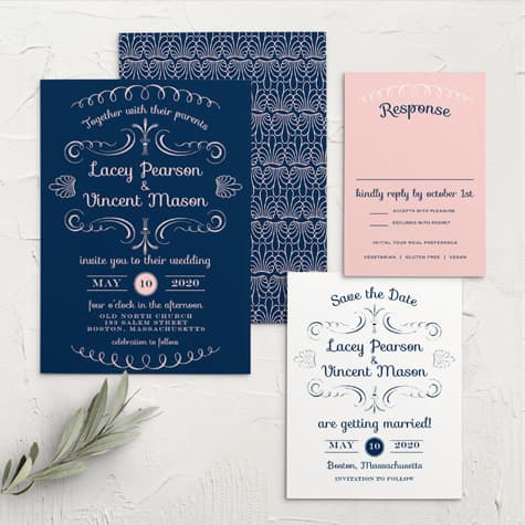 Sweet Elegance Wedding Invitations