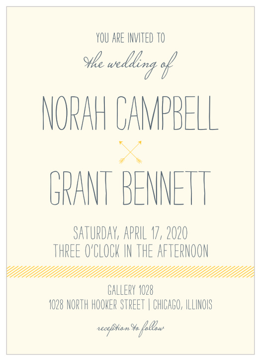 Your wedding can be the perfect-perfect combination of lighthearted fun and subtle elegance with our Simply Drawn Wedding Invitations.