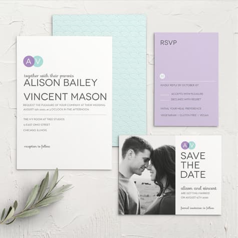 Union Bliss Wedding Invitations