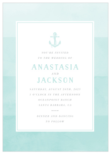 Our Blue Skies Wedding Invitations gather friends and family together to take part in your big day.