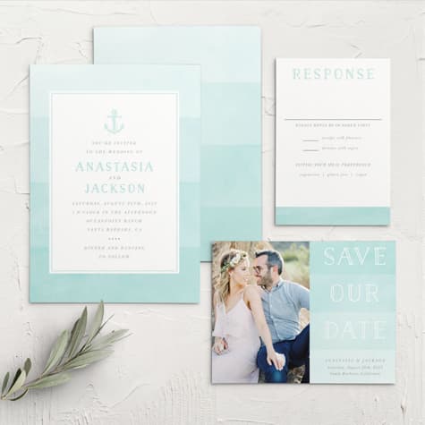 Blue Skies Wedding Invitations