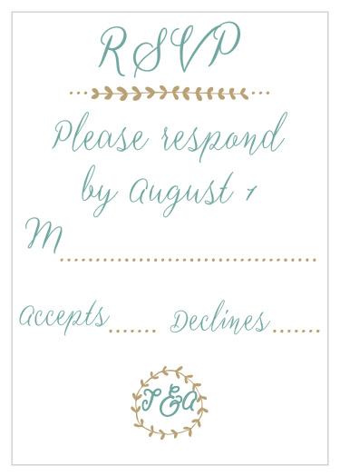 The Back to Nature RSVP Cards is part of the Love vs Design collection by Basic Invite.
