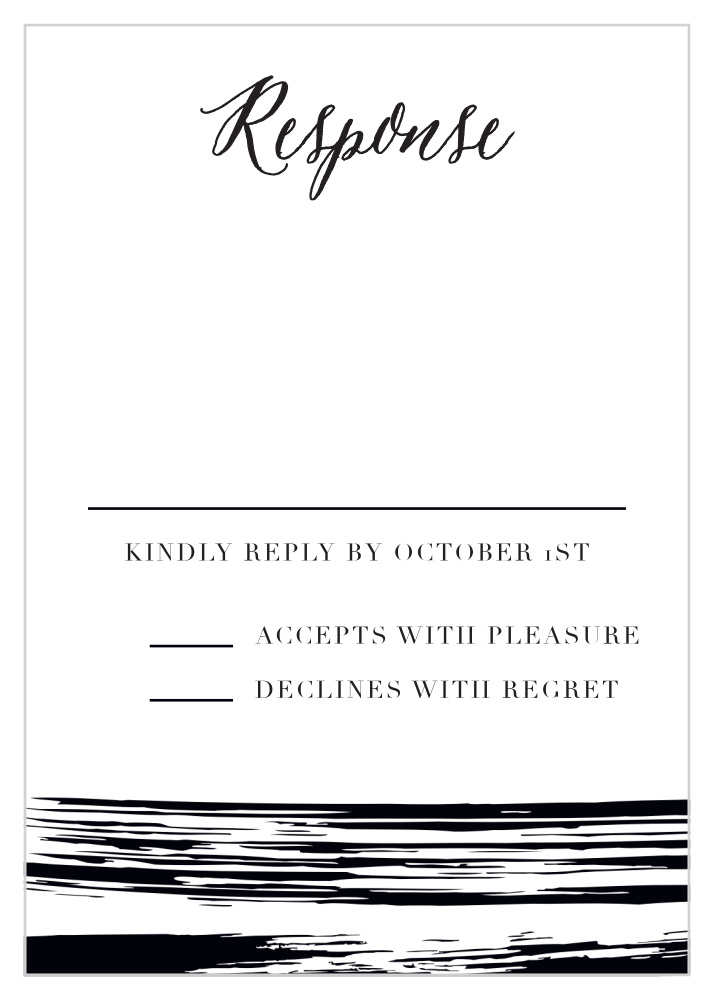 Haute Couture Response Cards