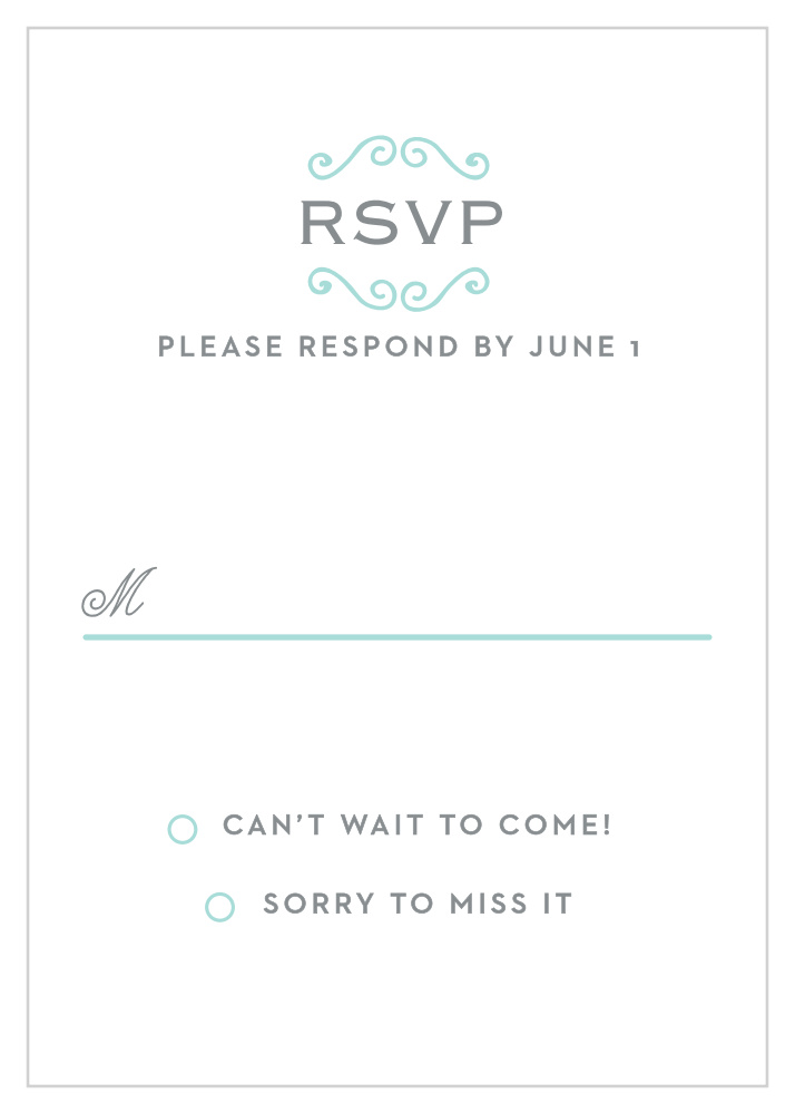 Classy & Curly Response Cards