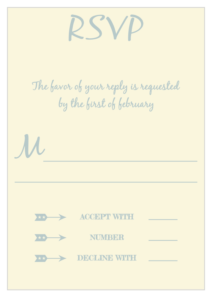 In Cursive Response Cards