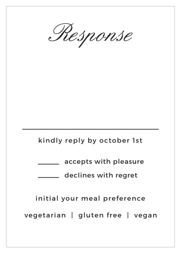 Our State of Mind Response Cards sacrifice none of their elegance in their simplicity.