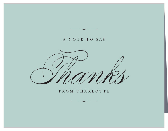 The Vintage Honors Graduation Thank You Card is a classic way to say thank you to your close friends and family for all of their support.