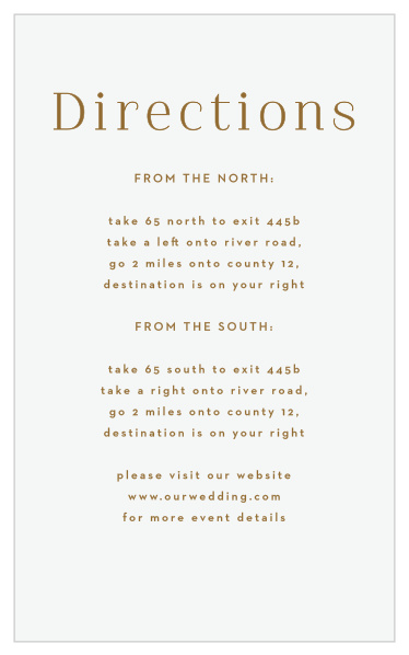 Make sure nobody gets lost with our Tiny Seashell Direction Cards.