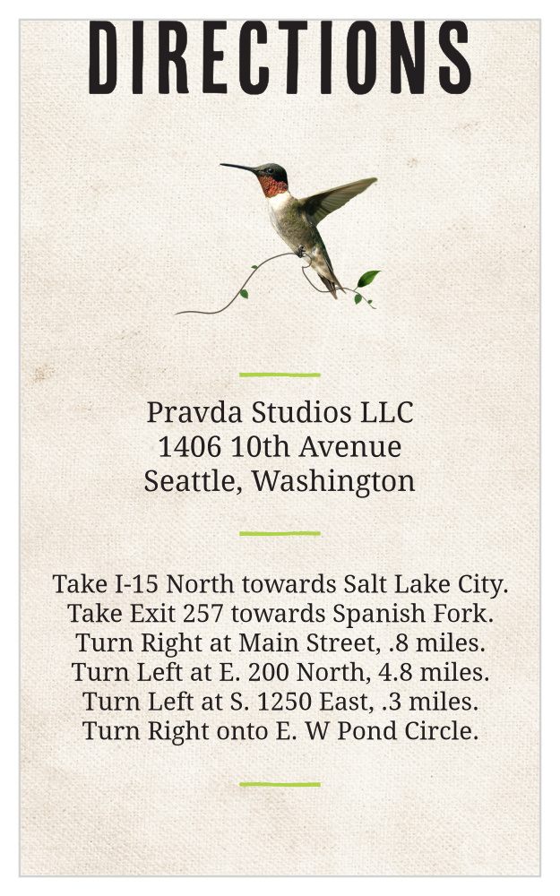 Heart Shrubbery Direction Cards