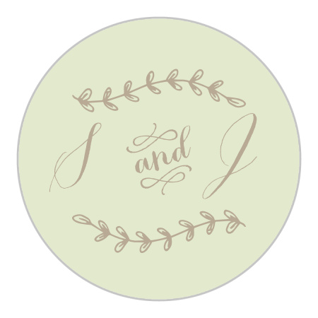Rustic Country Wedding Stickers