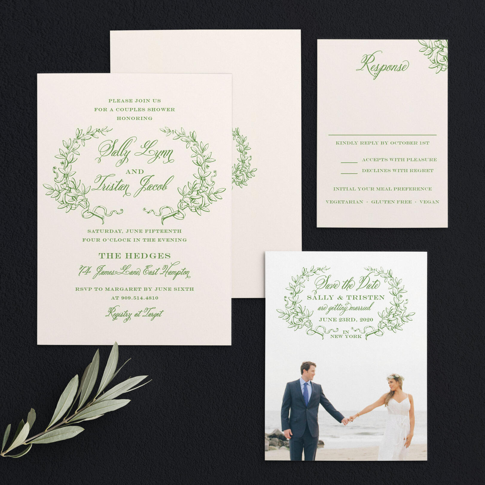 Classical Gardens Wedding Invitations by Basic Invite