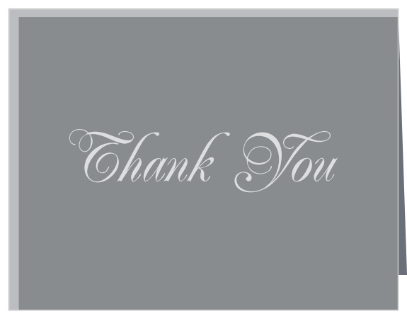 With intricate doodle details on the text, the Sophisticated Collage Graduation Thank You Card makes for a fun, yet classic way to express your appreciation to all those who celebrated your accomplishments. Customize the font, colors, background, and text to make this card show your personality.