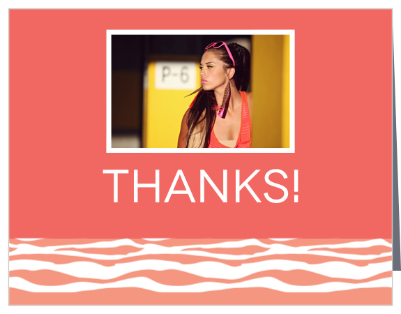 The Wild N Free Graduation Thank You Card makes for a fun way to express your gratitude to your loved ones for their support. Customize each and every detail to create a card that perfectly matches your wild style.