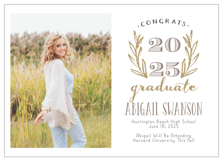 Traditional meeds hipster with this easy to customize, beautiful Sketched Graduation Announcement.