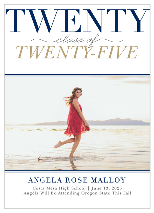 A dazzling way to show off your achievements, and personal style.